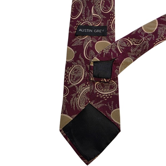 Mens Designer Silk Neckties Lot Austin Grey Harve Benard Rene Chagal Patterns - Picture 3 of 6